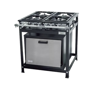 Fogo Industrial Com Forno - 4 Queimadores