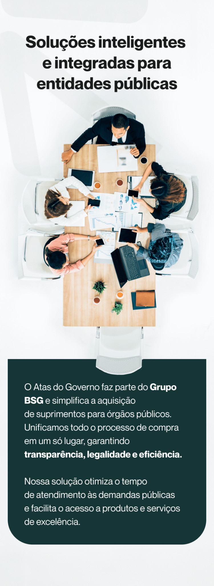 Soluções inteligentes e integradas para entidades públicas