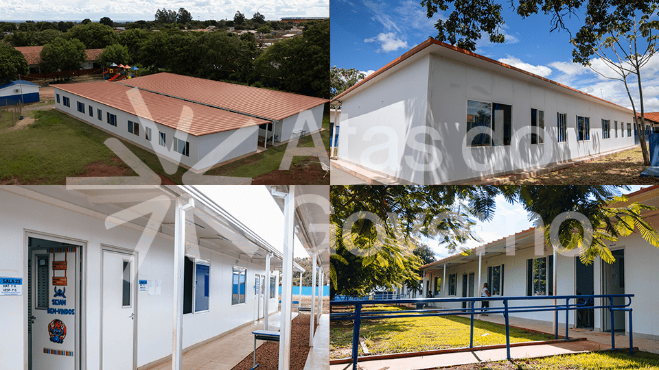 Foto: 36 escolas entregues em 180 dias, com mais de 10 mil vagas criadas, em Campo Grande (MS).