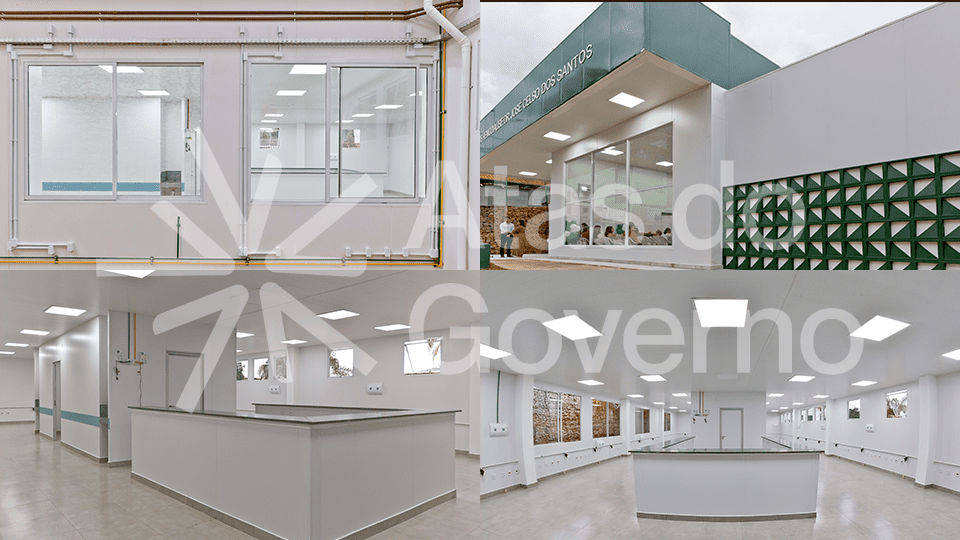 Foto: Centro de Hemodiálise, com mais de 807 m² construídos em 180 dias.