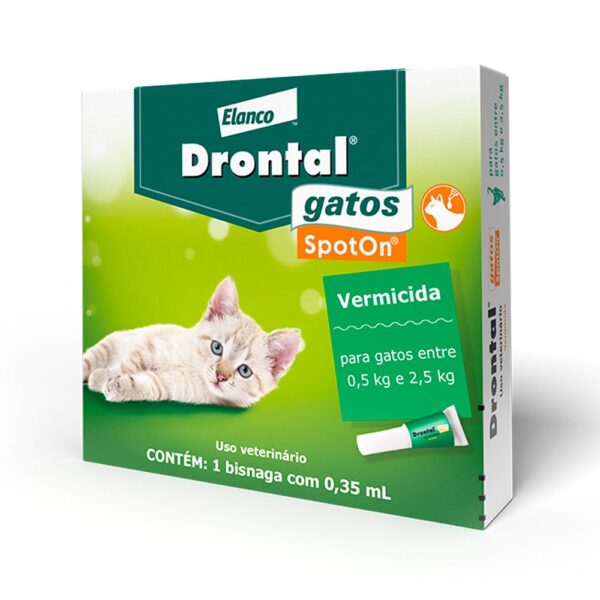 Vermífugo Gatos 0,5 a 2,5 kg