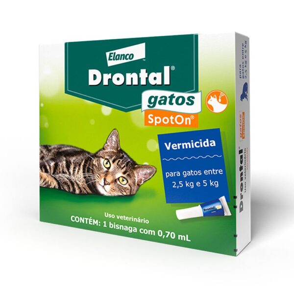 Vermífugo Gatos 2,5 a 5 kg