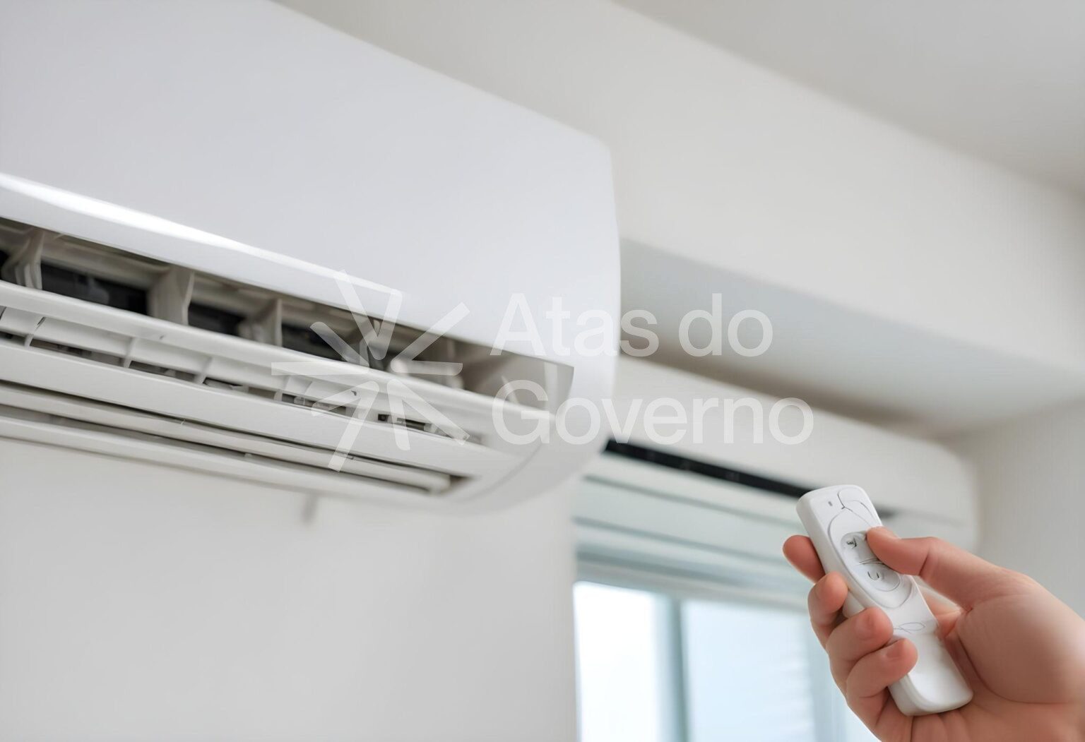 Ar-condicionado para unidades de saúde, garantindo conforto térmico para pacientes e profissionais.