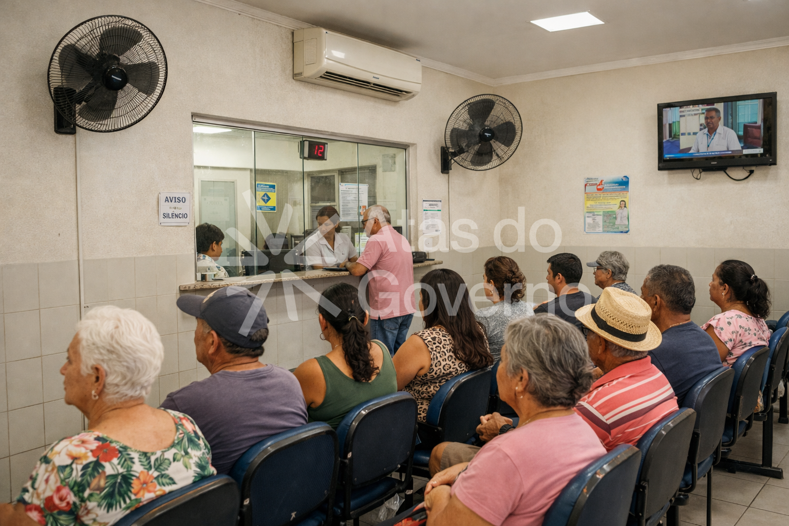 Ventiladores para circulação de ar, contribuindo para ambientes mais agradáveis e funcionais.